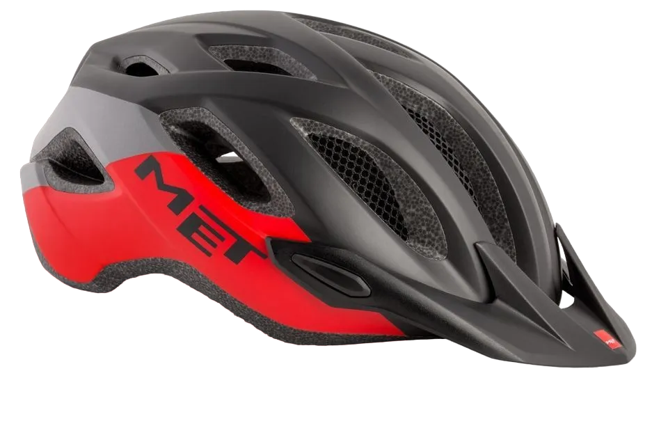 

Велошлем Met Crossover (Black/Red, XL, 2022 (3HM109XLNR1)), Черный