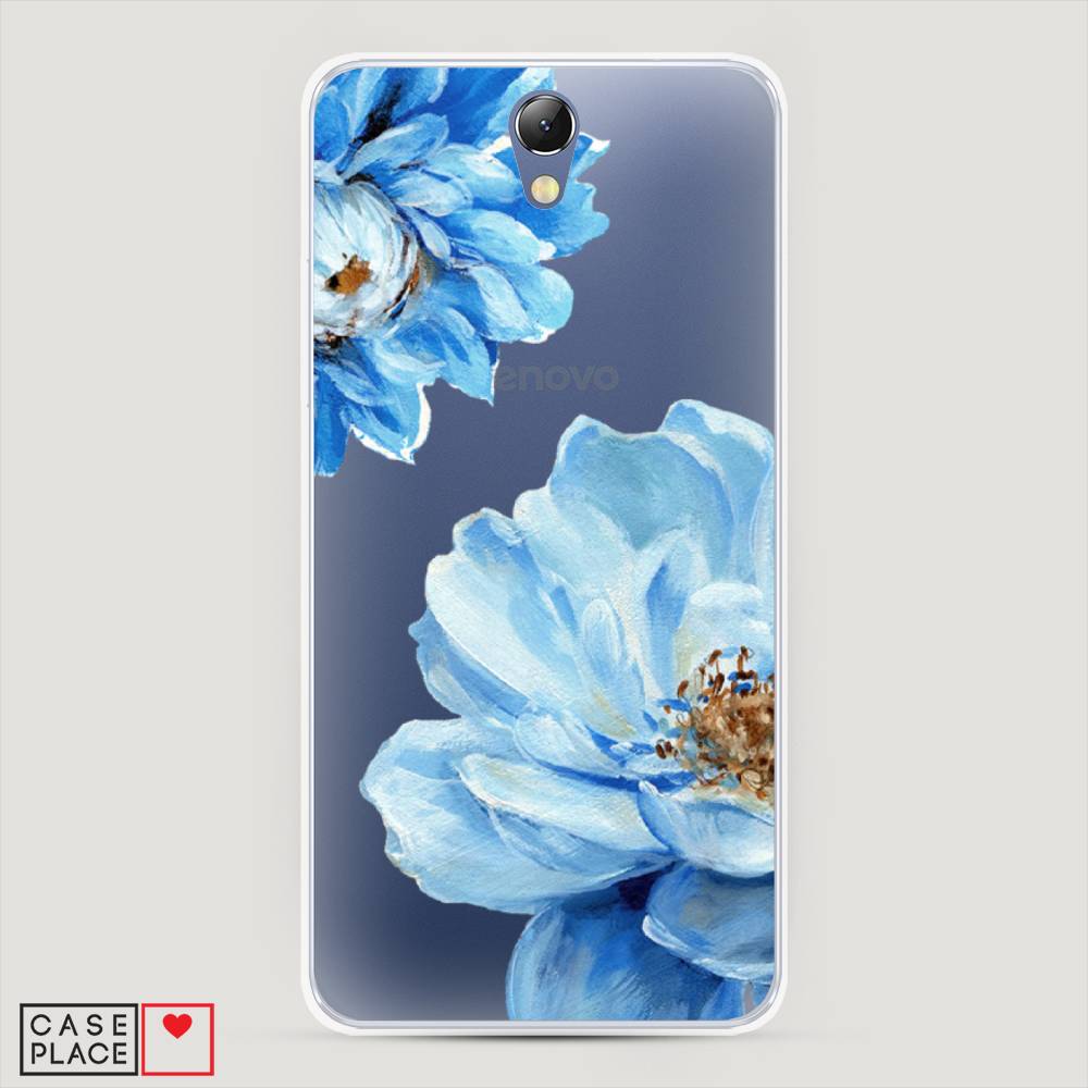 

Чехол Awog на Lenovo Vibe S1 / Леново Vibe S1 "Голубые клематисы", Голубой, 111450-8