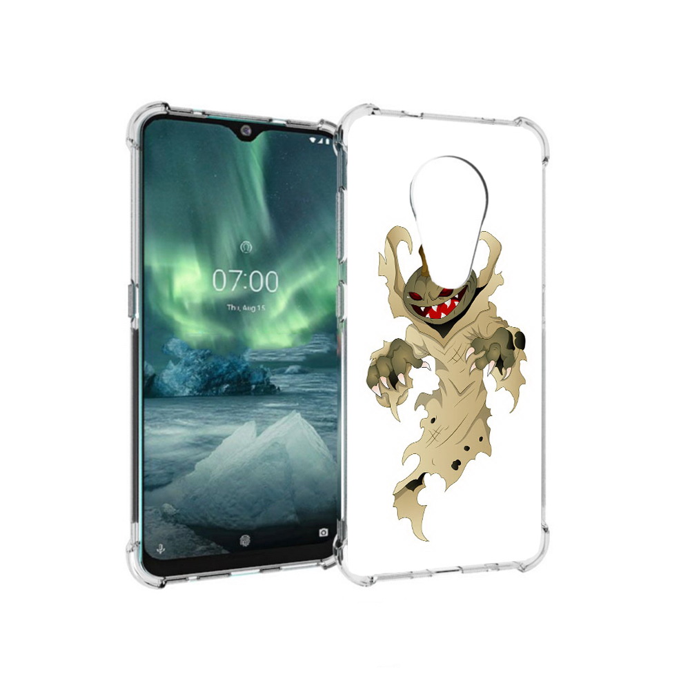 

Чехол MyPads Tocco для Nokia 7.2 призрак хэллоуина (PT139171.105.555), Прозрачный, Tocco
