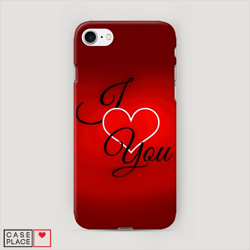 

Пластиковый чехол "I love you 3" на Apple iPhone SE 2020, 12420-5