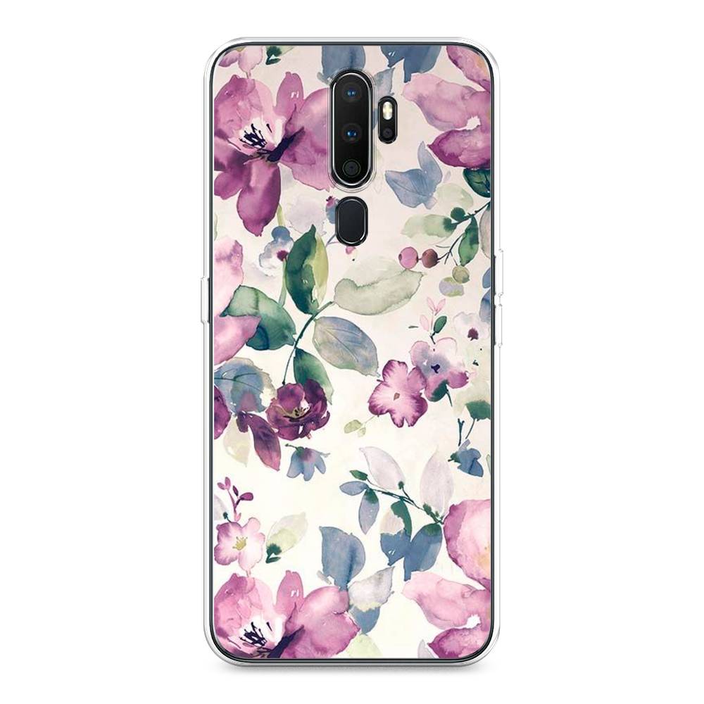 

Силиконовый чехол "Акварельная нежность" на Oppo A9 (2020), 251950-8