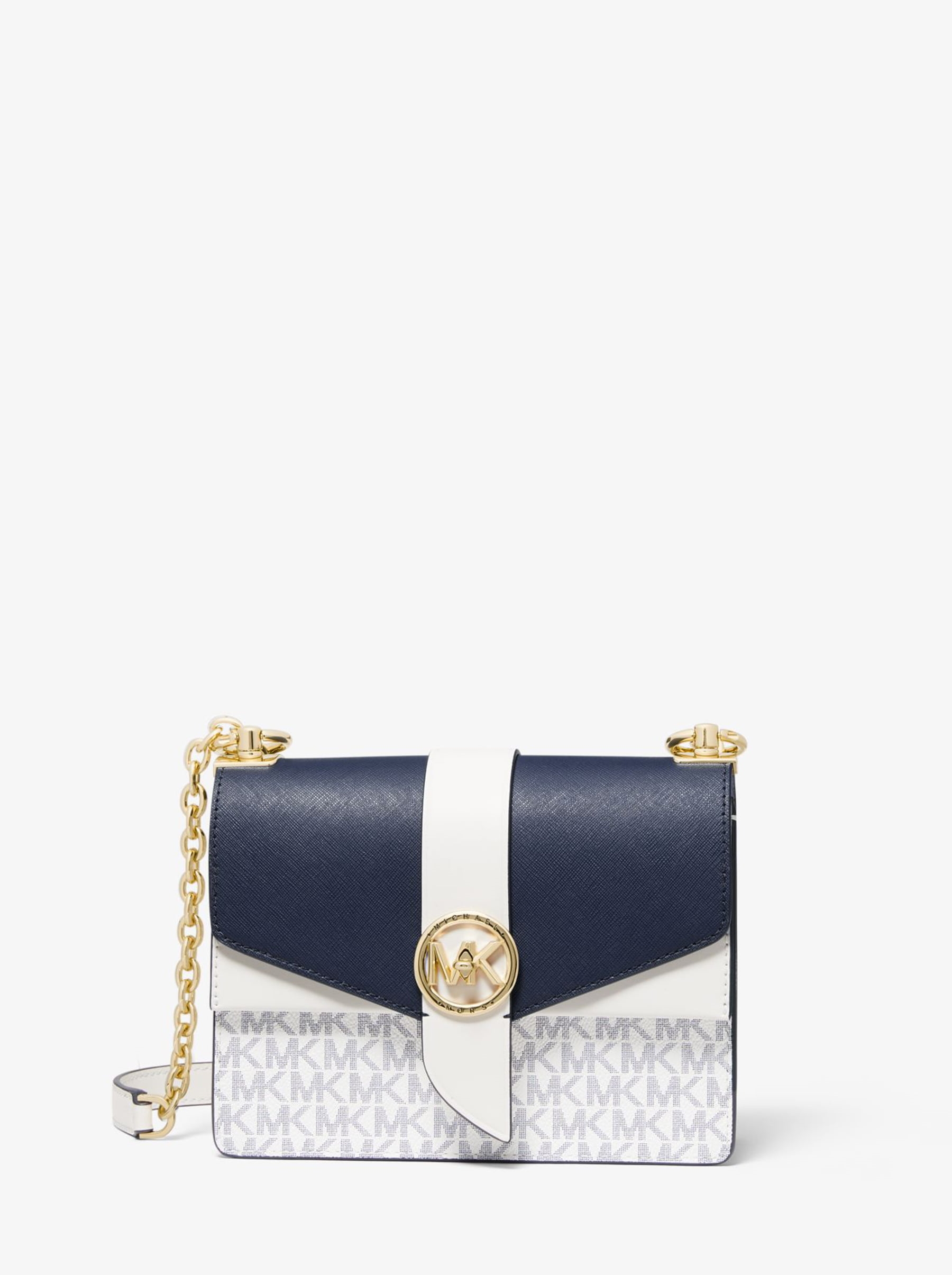

Сумка кросс-боди женская Michael Kors B00387, белый/ синий, B00387
