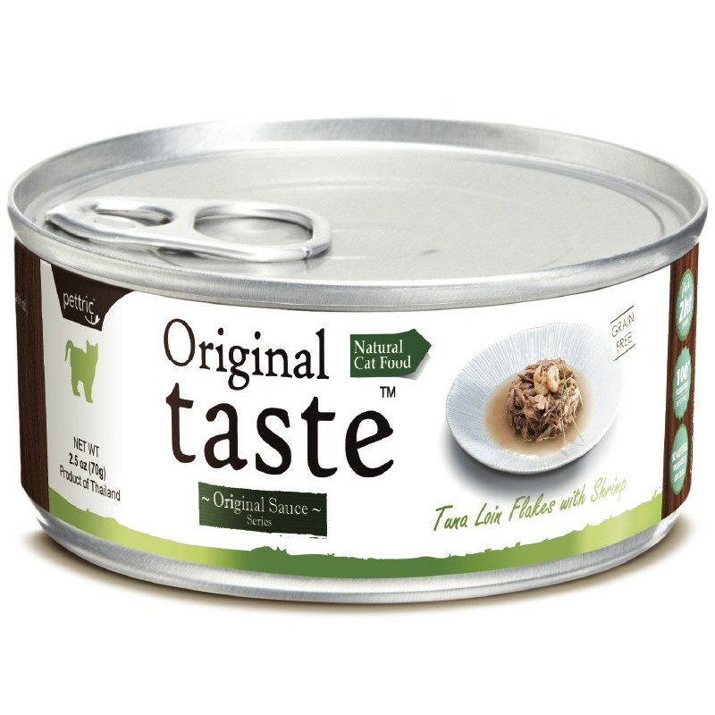 

Консервы для кошек Pettric original tasty, тунец с креветками, 12шт по 70г, original