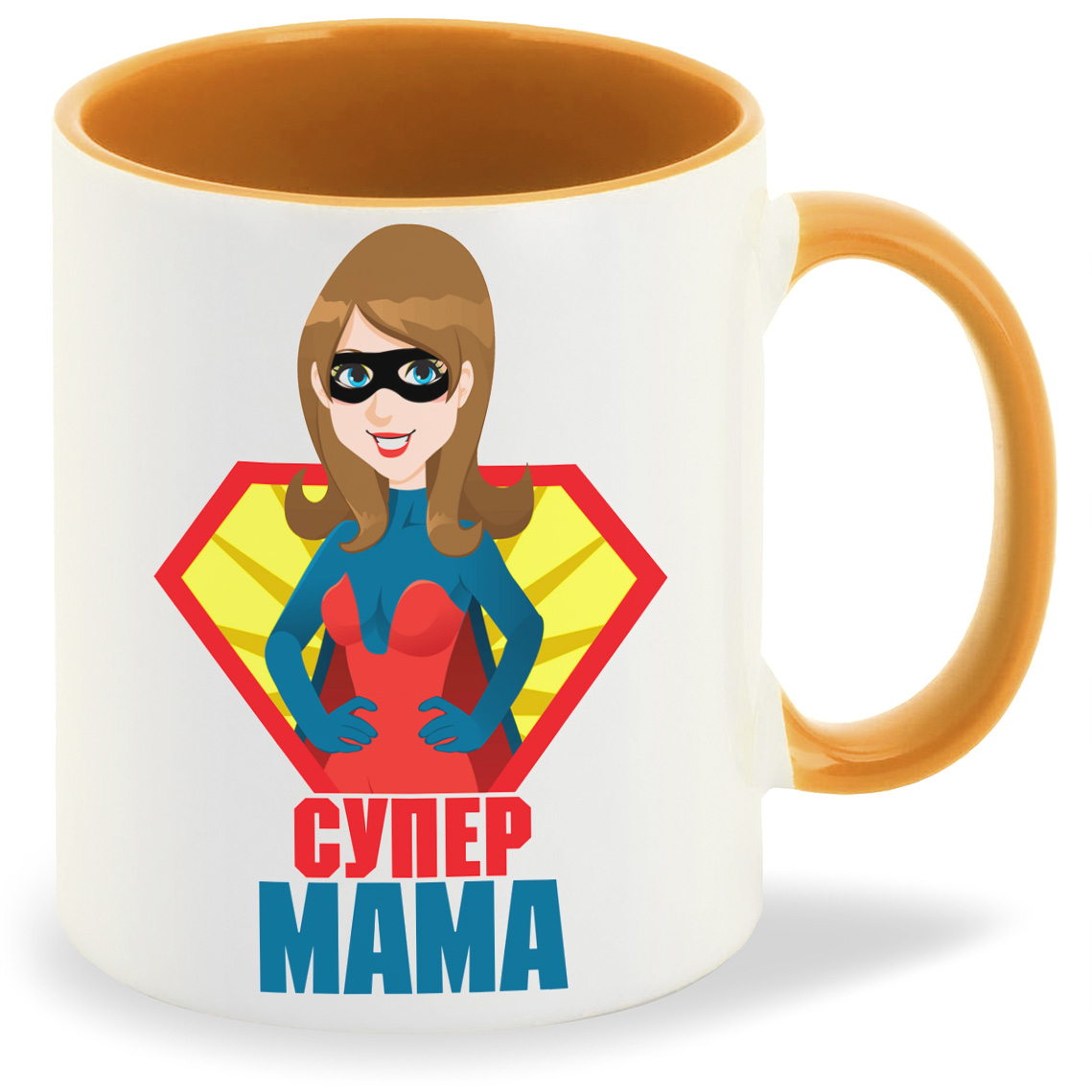 

Кружка CoolPodarok Супер мама, Супер мама