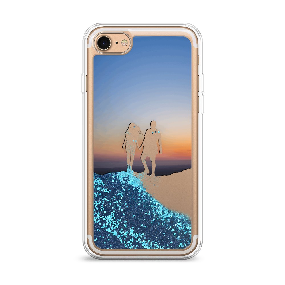 

Чехол Awog на Apple iPhone 8 / Айфон 8 "Пара на краю света", Разноцветный, 10893-1