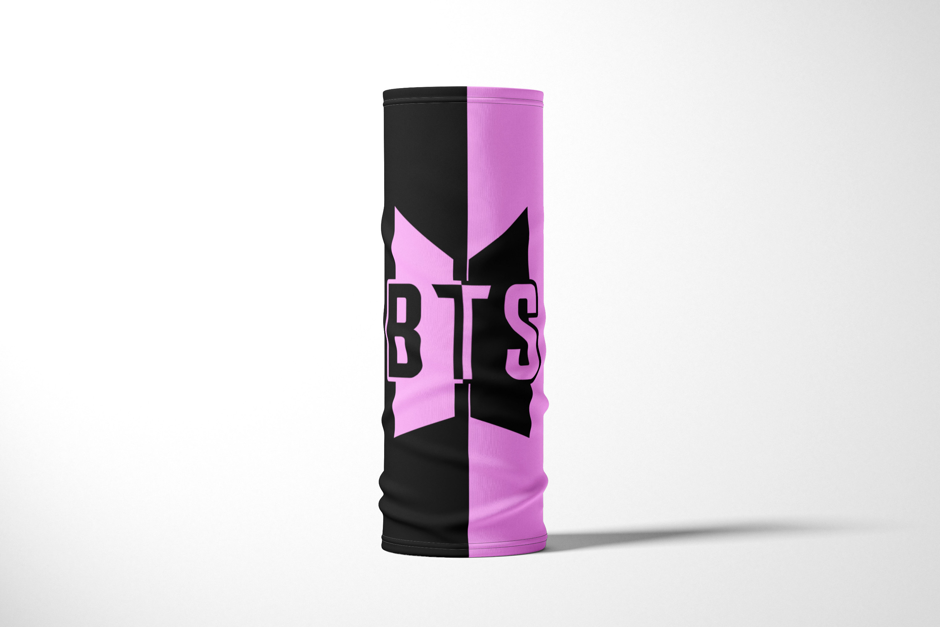 

Бандана / Бафф / Снуд-трансформер / K pop / BTS, Черный;розовый, BBuffVM_VM1833127