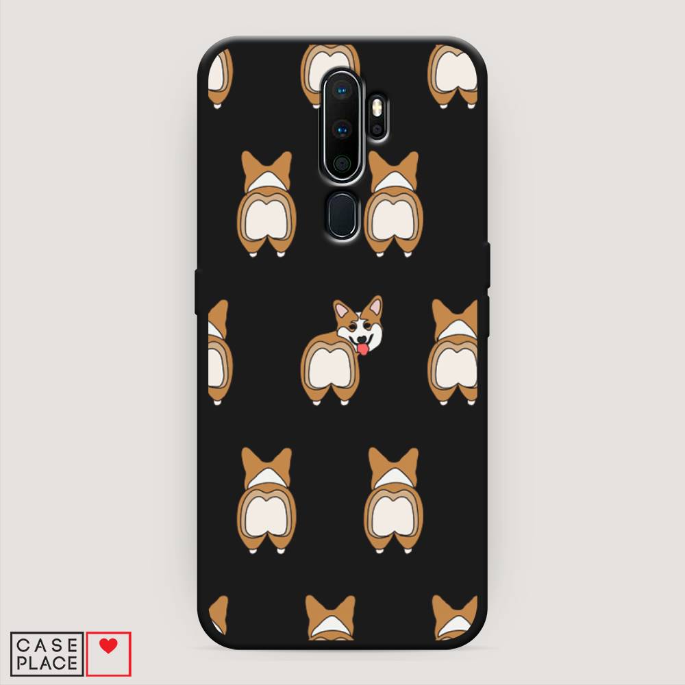 

Чехол Awog на Oppo A5/A9 2020 "Милый корги фон", Разноцветный, 251352-1