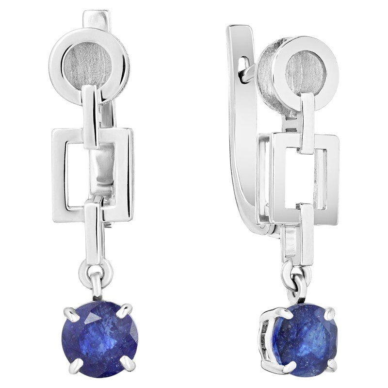

Серьги из серебра с сапфиром LAZURIT-ONLINE 7795AG, 7795AG