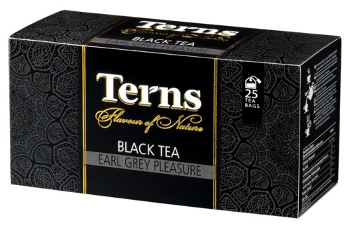 

Чай черный Terns Earl grey pleasure пакетированный 1,8 г х 25 шт