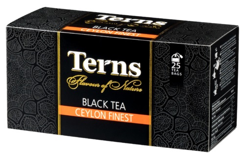 

Чай черный Terns Ceylon finest пакетированный 1,8 г х 25 шт
