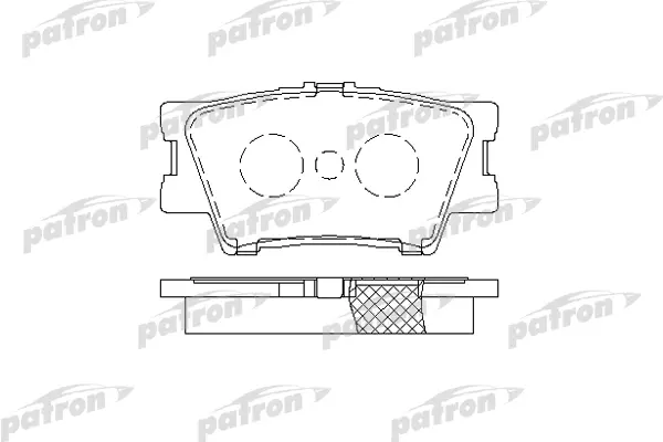 

Колодки Тормозные Дисковые Задн Toyota: Camry 06-;Camry Седан 06-;Rav 4 Iii 05- Patron Арт