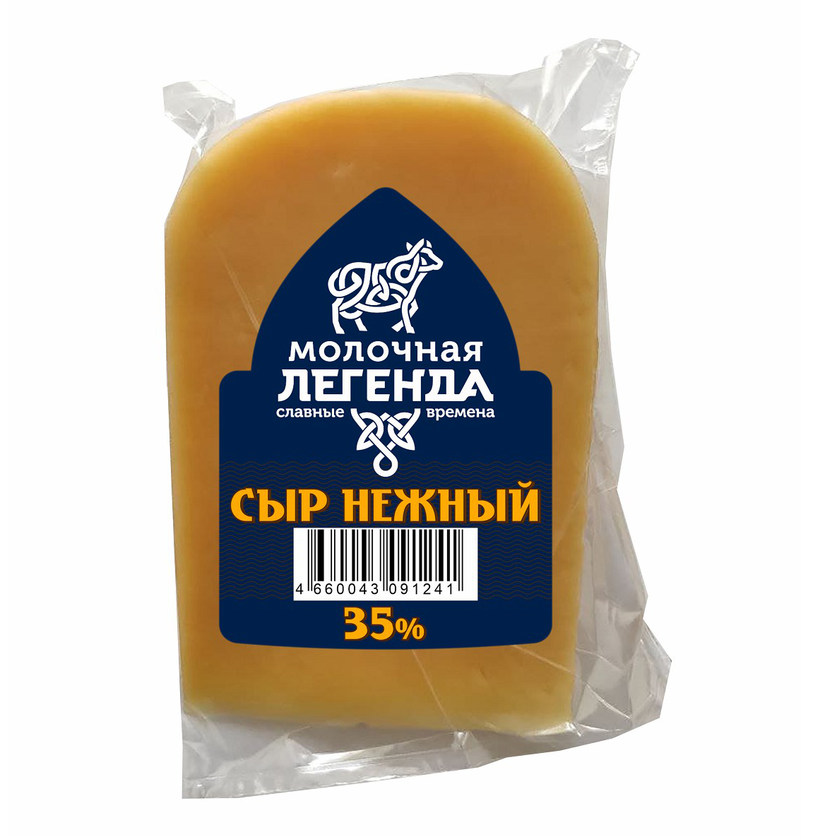 

Cыр полутвердый Молочная легенда Нежный 35% 250 г