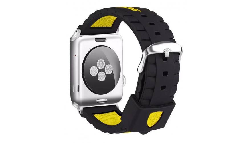 

Ремешок для Apple watch 42mm Силикон жёлтый