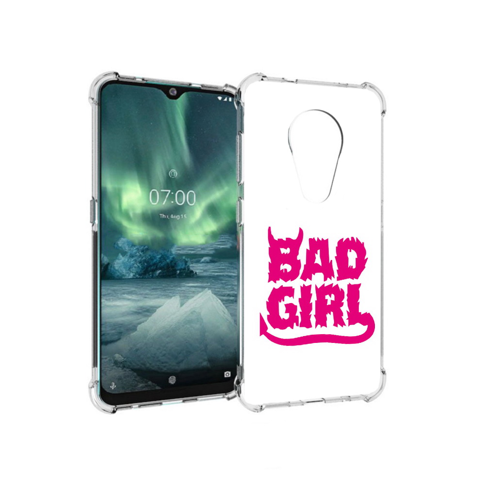 

Чехол MyPads Tocco для Nokia 7.2 плохая девочка (PT139171.105.545), Прозрачный, Tocco
