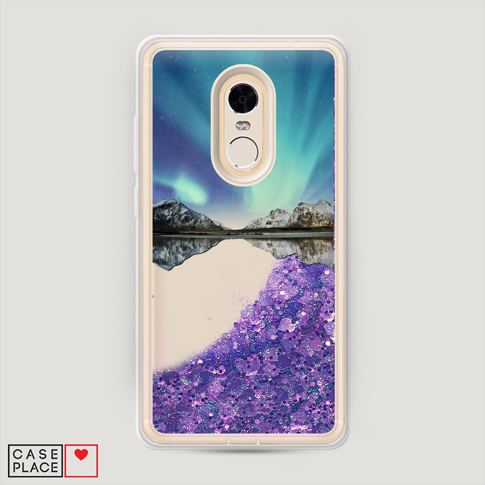 

Чехол Awog на Xiaomi Redmi Note 4X "Горное озеро и сияние", 31992-1