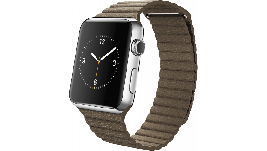

Ремешок для Apple watch 42mm PU Leather коричневый