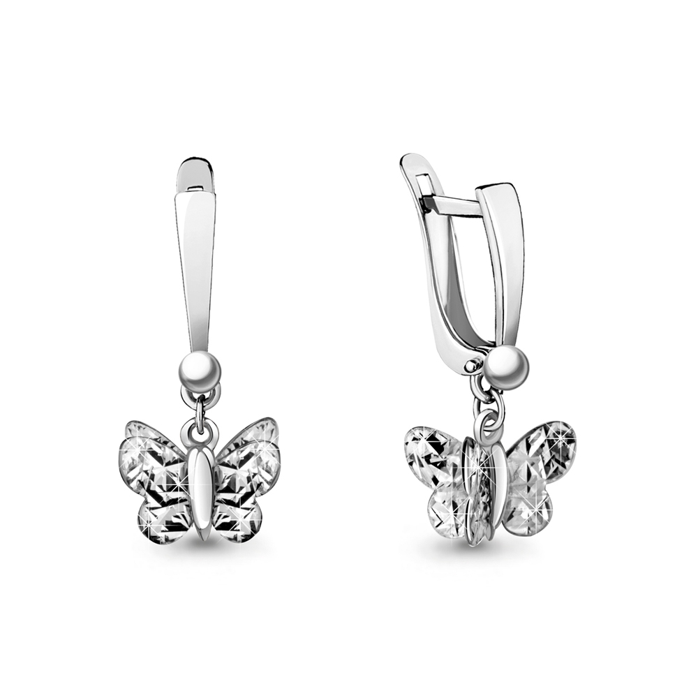 

Серьги из серебра Aquamarine 30993_925_р, 30993_925_р