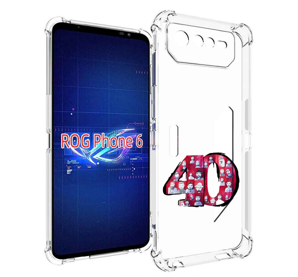 

Чехол MyPads Баста 40 для Asus ROG Phone 6, Прозрачный, Tocco