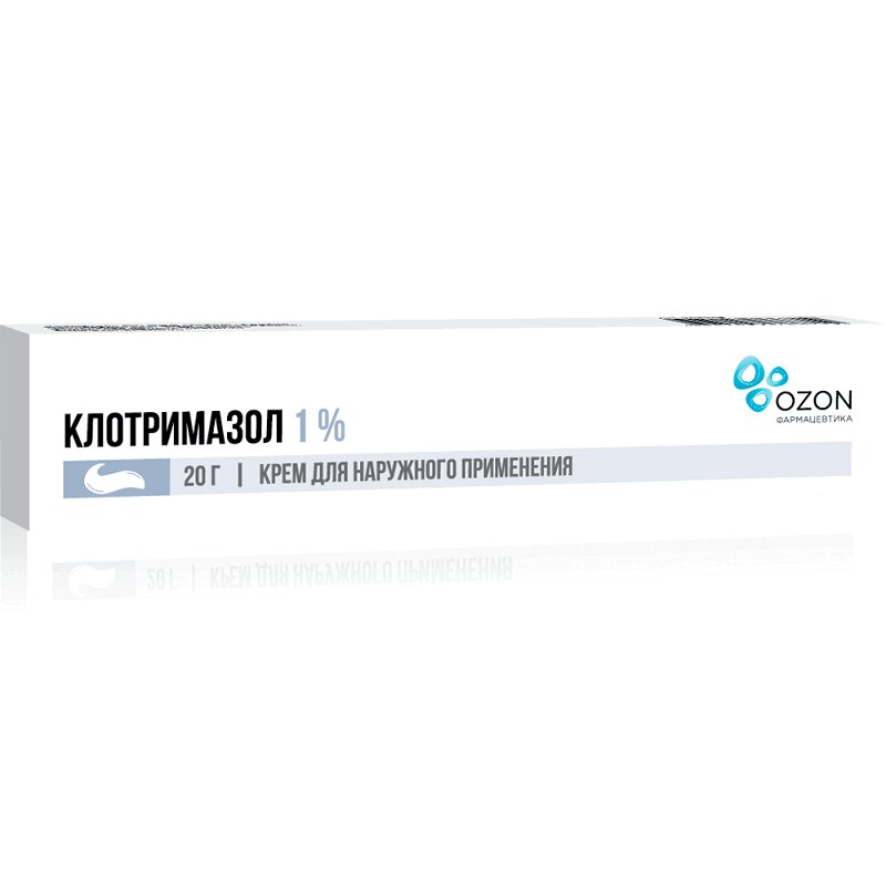 

Клотримазол крем 1% туба 20 г