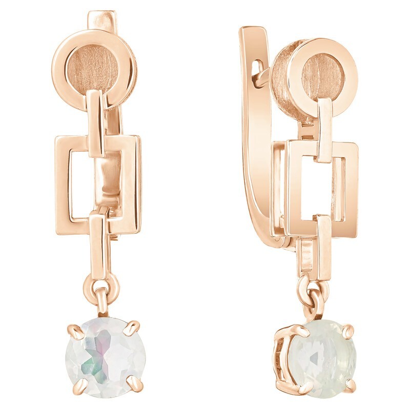 

Серьги из серебра с опалом LAZURIT-ONLINE 7794RG, 7794RG