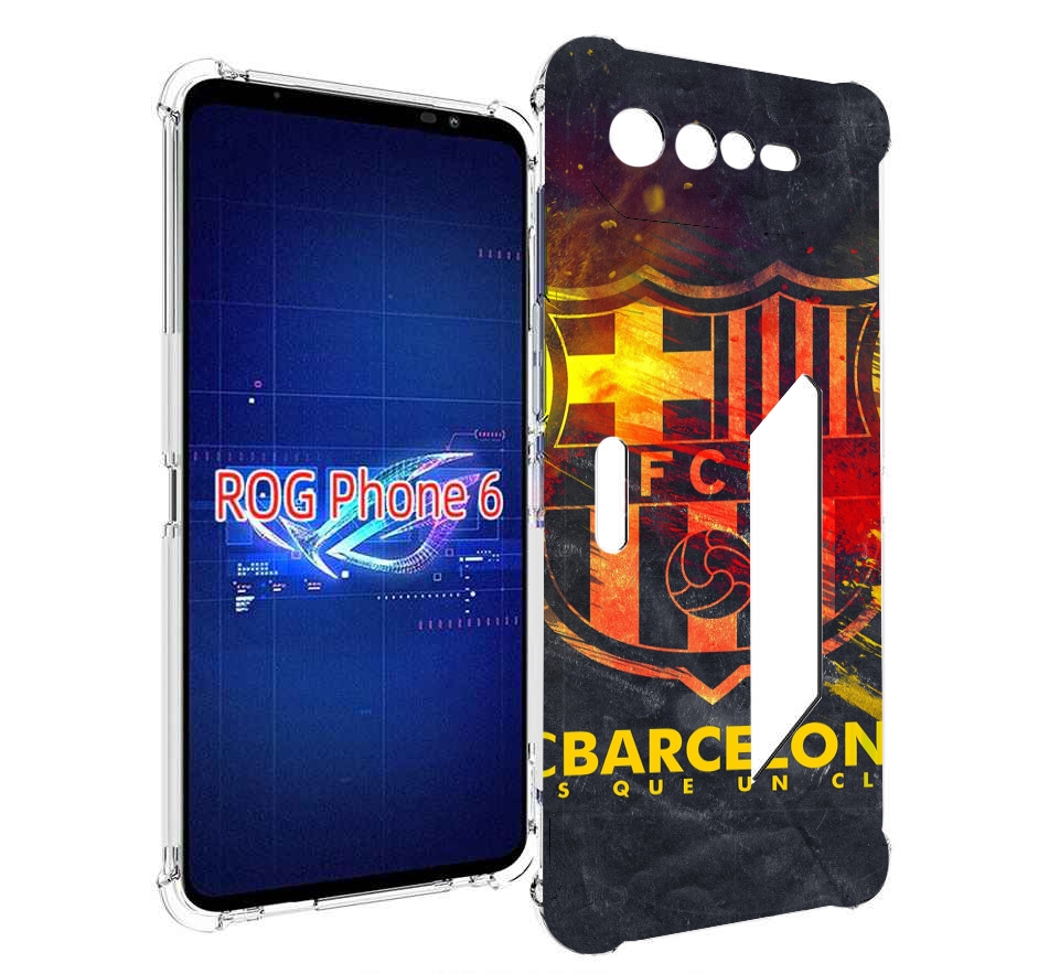 

Чехол MyPads Барселона мужской для Asus ROG Phone 6, Прозрачный, Tocco