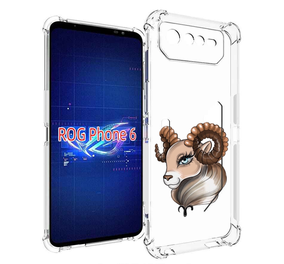 

Чехол MyPads Барашка для Asus ROG Phone 6, Прозрачный, Tocco