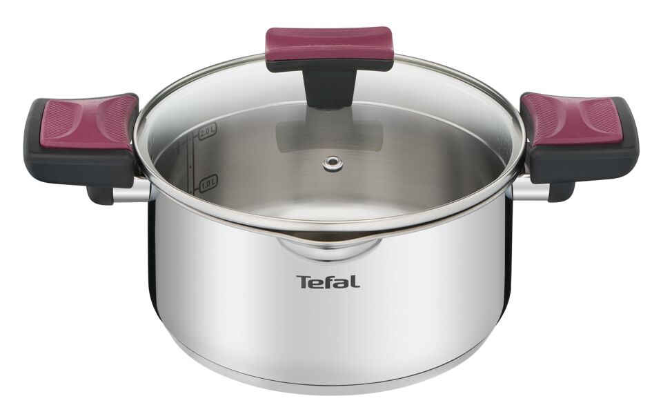 Tefal Cook&clip, 6,1 л. Набор посуды Tefal Cook&clip. Кастрюля Tefal Duetto+, нержавеющая сталь, 2,9 л. Кастрюля с крышкой Tefal illico.