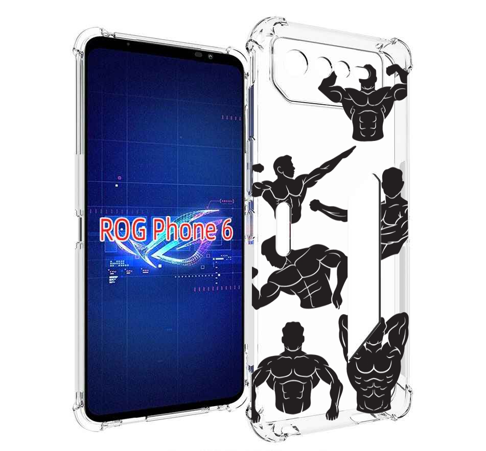 

Чехол MyPads Атлет мужской для Asus ROG Phone 6, Прозрачный, Tocco