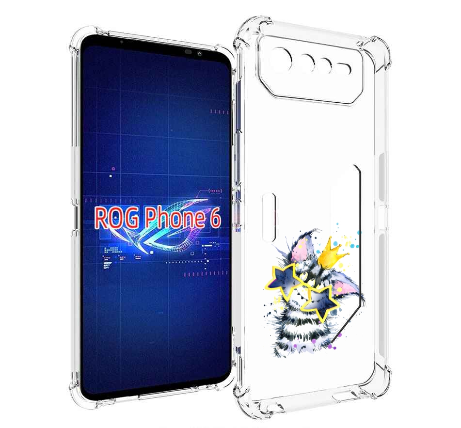 

Чехол MyPads Мартовский Нуся для Asus ROG Phone 6, Прозрачный, Tocco