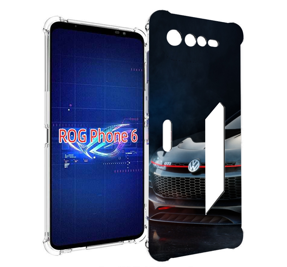 

Чехол MyPads volkswagen 2 мужской для Asus ROG Phone 6, Прозрачный, Tocco