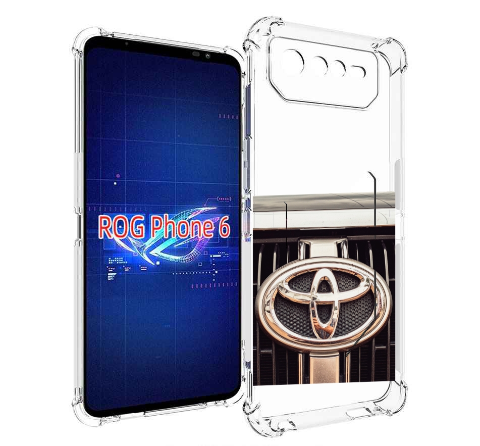 

Чехол MyPads toyota 3 для Asus ROG Phone 6, Прозрачный, Tocco