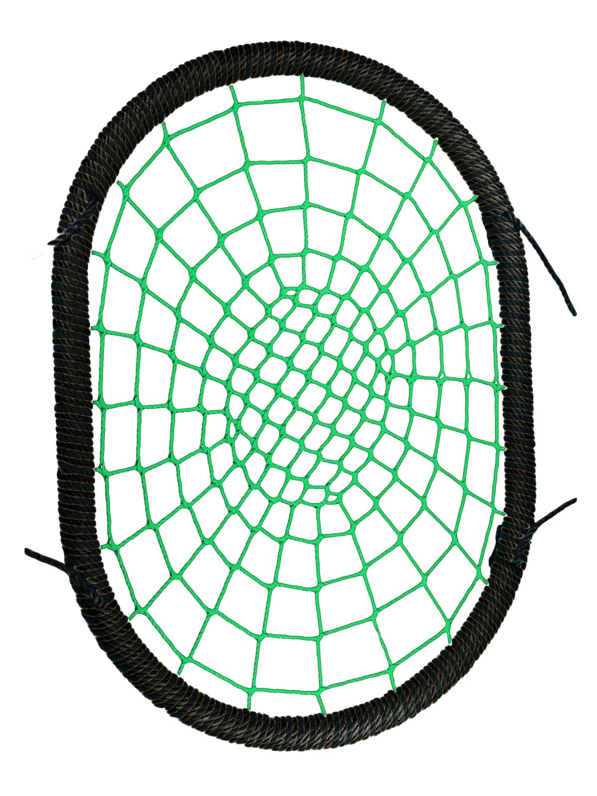 фото Овальные подвесные качели гнездо размер 120x160 см толщина обода 72 мм канат обода 16 мм jinn