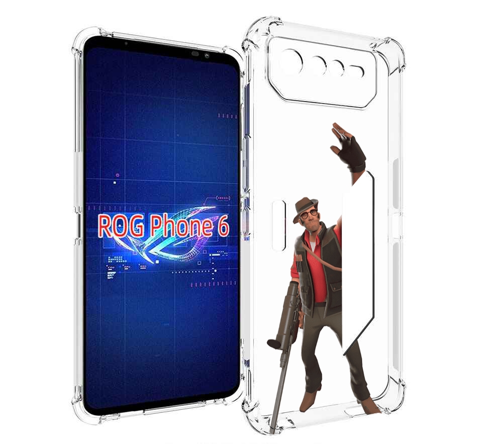 

Чехол MyPads team-fortress-2 для Asus ROG Phone 6, Прозрачный, Tocco