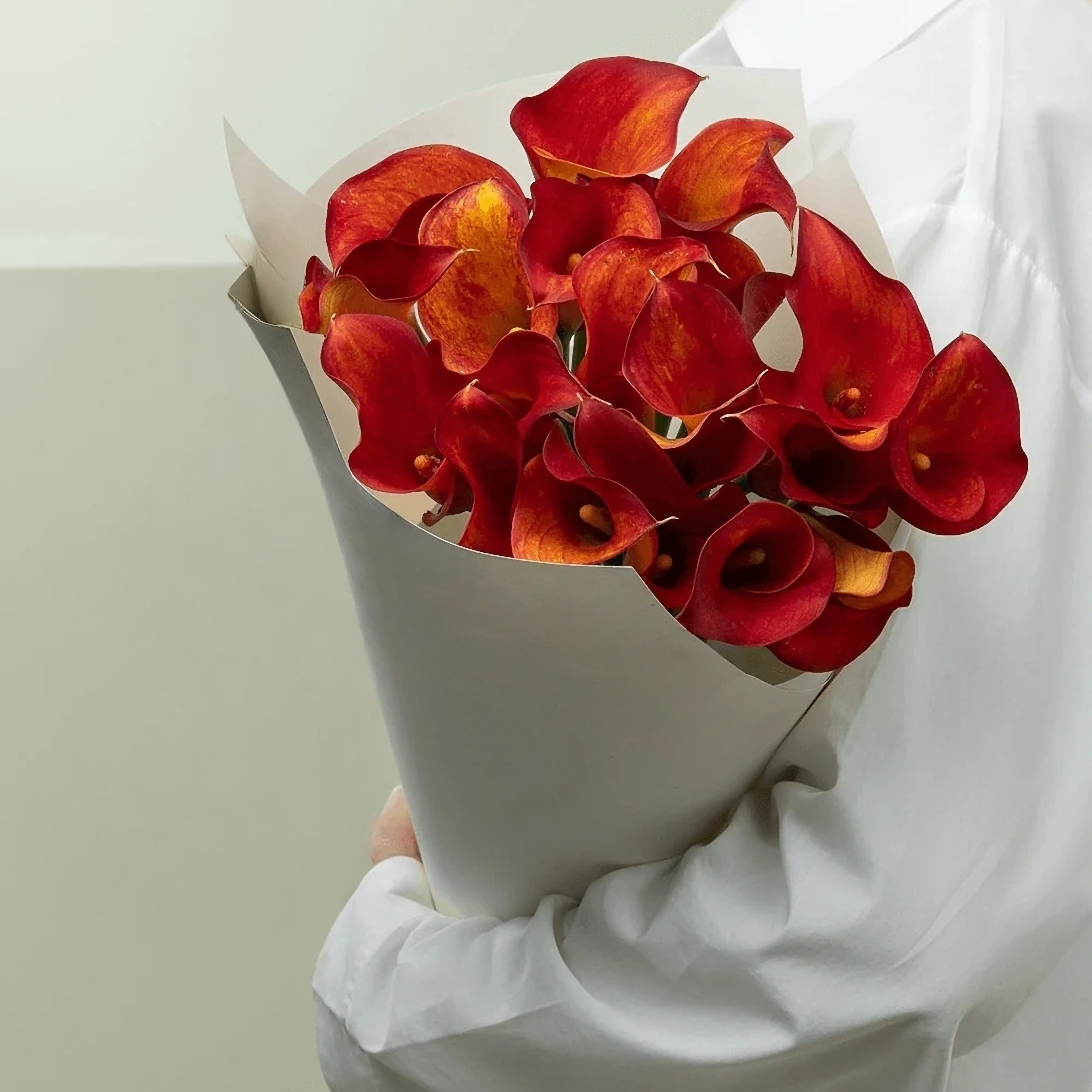 

Монобукет Bounce Flowers калла 45 см 19 шт. красный