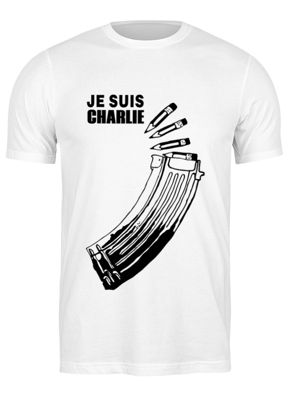 

Футболка женская Printio Je suis charlie (я шарли) белая 2XL, Белый, Je suis charlie (я шарли)