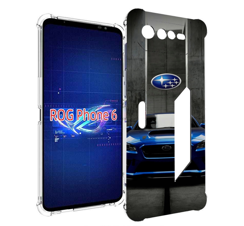 

Чехол MyPads subaru 1 мужской для Asus ROG Phone 6, Прозрачный, Tocco