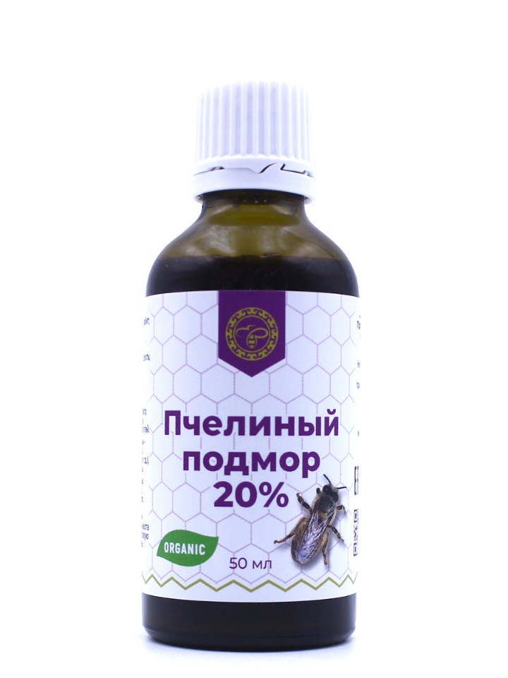 Купить Пчелиный подмор Урал экстракт 20% флакон 50 мл, Ural