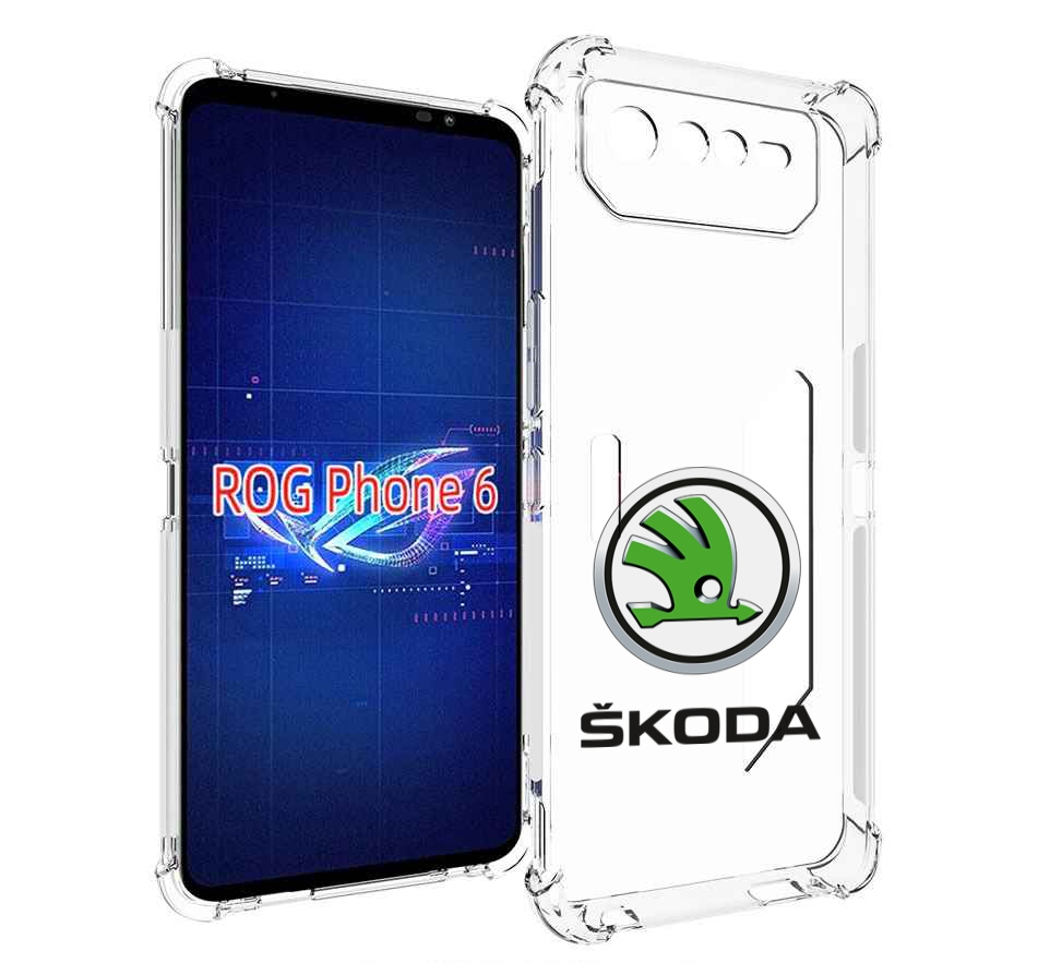 

Чехол MyPads skoda-4 мужской для Asus ROG Phone 6, Прозрачный, Tocco