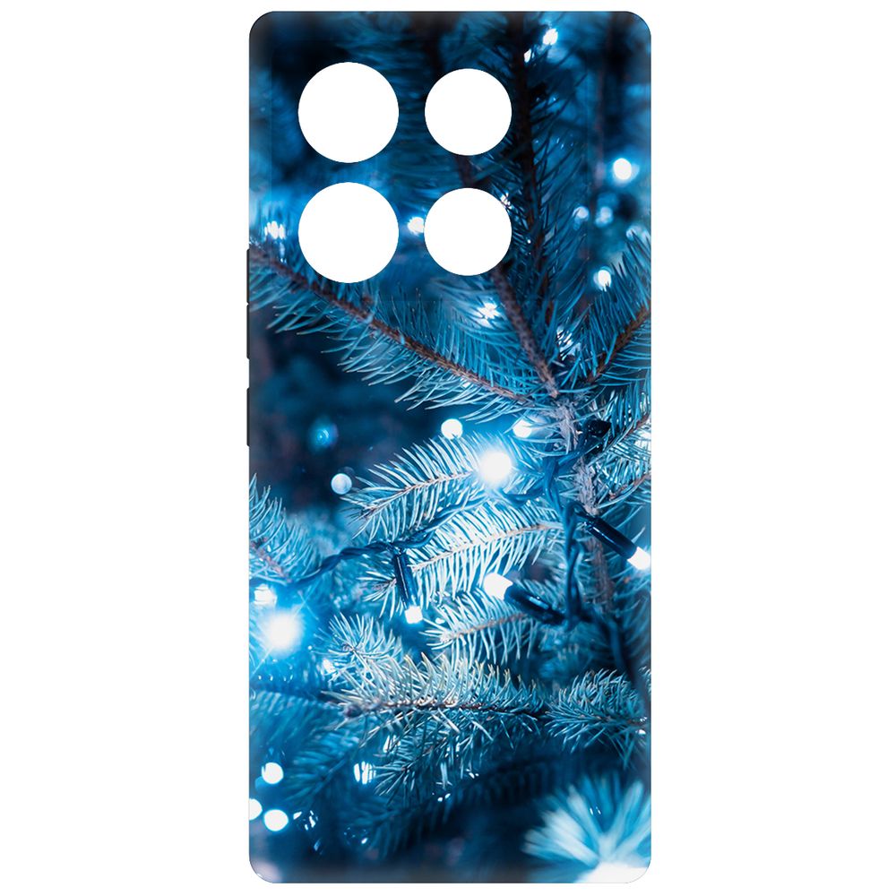 

Чехол-накладка Krutoff Soft Case Гирлянда для INFINIX Note 40 Pro 5G черный