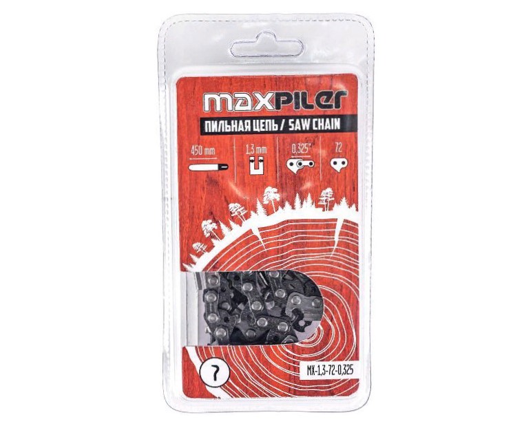 Цепь для цепной пилы Maxpiler Mx-1,3-72-0,325 63см