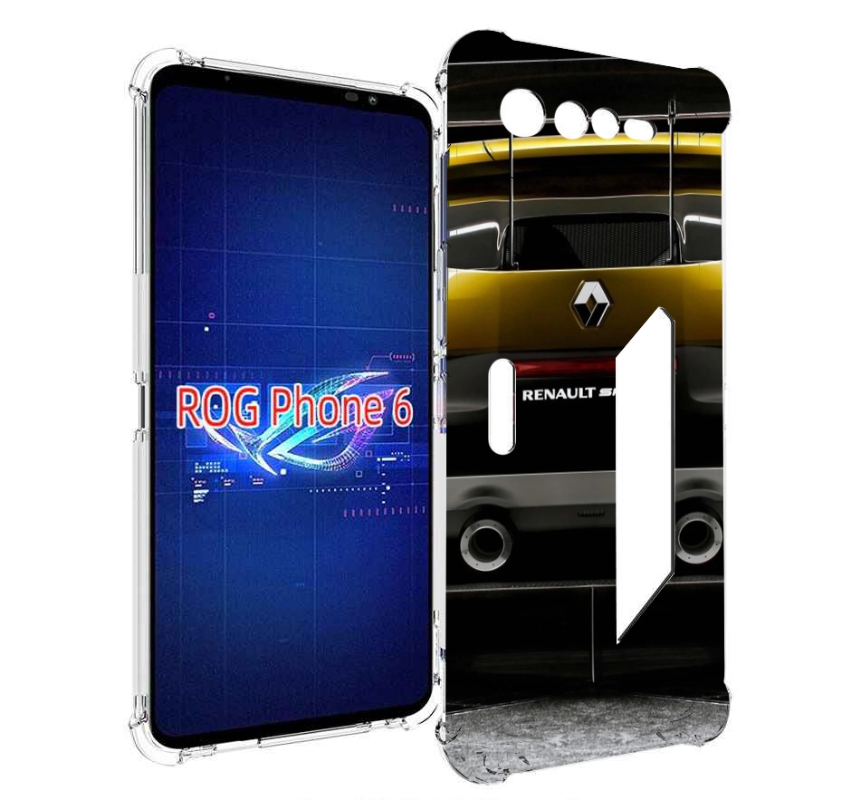 

Чехол MyPads renault-3 мужской для Asus ROG Phone 6, Прозрачный, Tocco