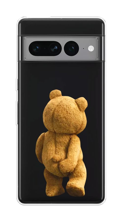 

Чехол на Google Pixel 7 Pro "Медвежья спина", Коричневый;прозрачный, 271350-1