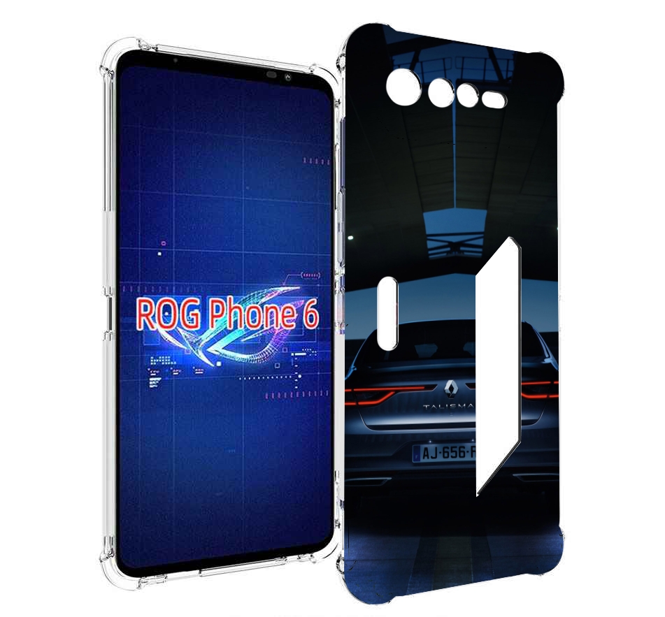 

Чехол MyPads renault 1 для Asus ROG Phone 6, Прозрачный, Tocco