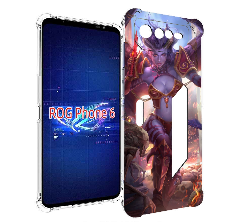 

Чехол MyPads queen of pain dota 2 для Asus ROG Phone 6, Прозрачный, Tocco