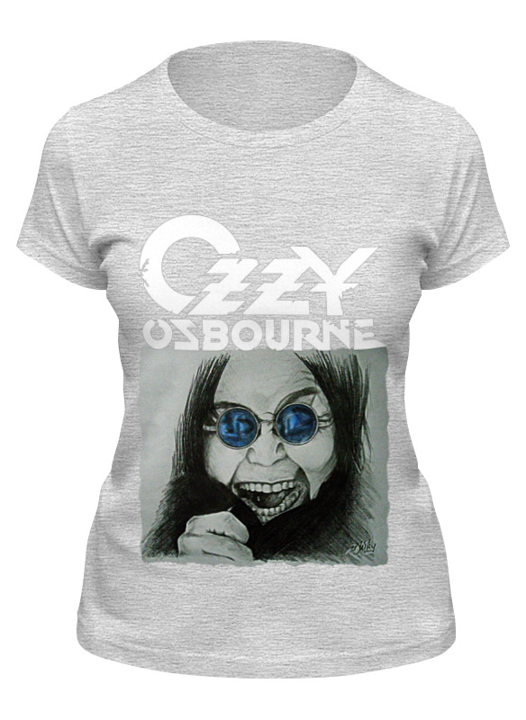 

Футболка женская Printio Ozzy osbourne серая 2XL, Серый, Ozzy osbourne