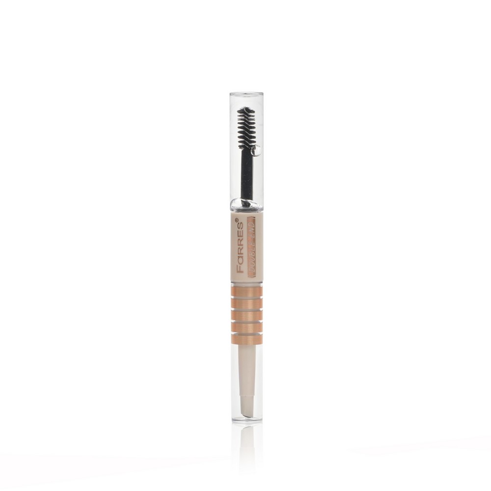 Карандаш-гель для бровей Farres Double-End 03 5,5г карандаш лайнер для бровей farres cosmetics с эффектом микроблейдинга тон 02