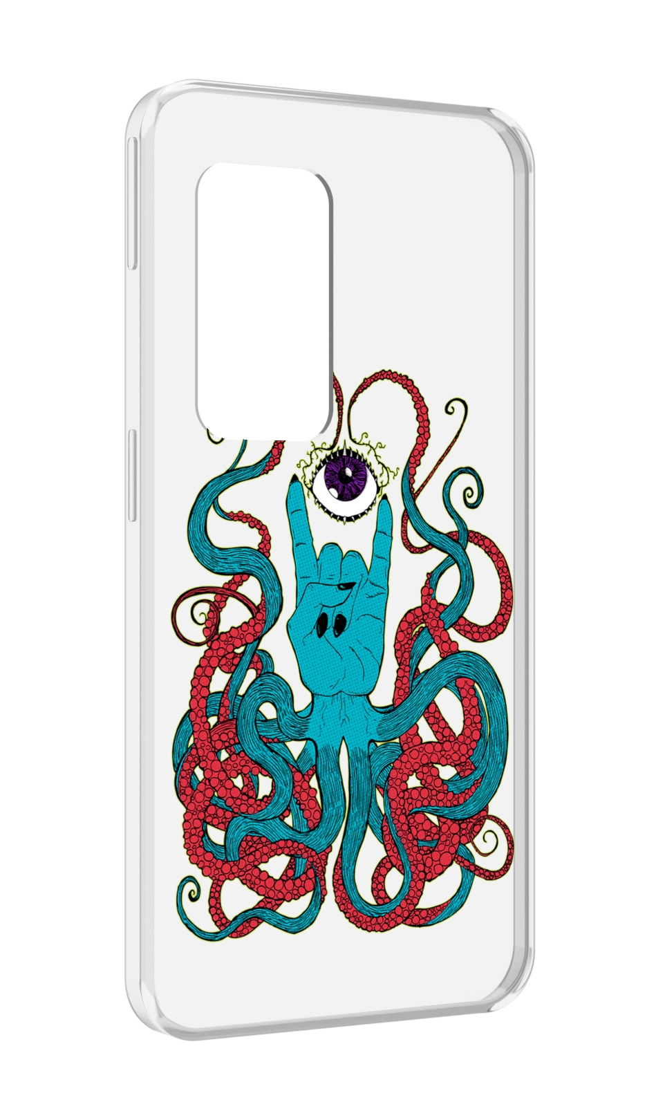 

Чехол MyPads осьминог-рука абстракция для UleFone Power Armor X11 Pro, Прозрачный, Tocco