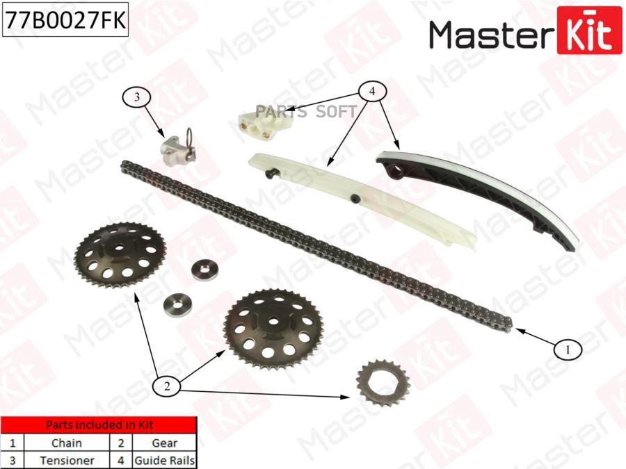 

Комплект Цепи Грм Opel Astra 1.0-1.4 Z10Xe/X12Xe