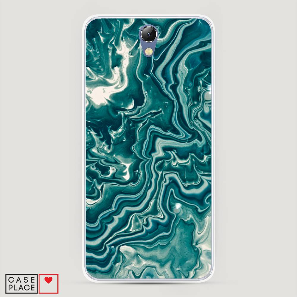 

Чехол Awog на Lenovo Vibe S1 / Леново Vibe S1 "Минералы 4", Голубой, 111450-3