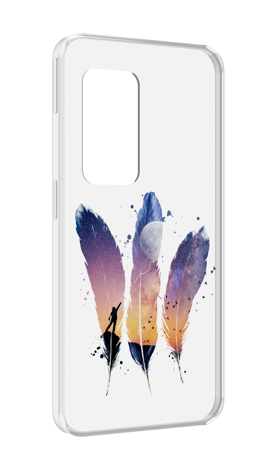 

Чехол MyPads небесные перья для UleFone Power Armor X11 Pro, Прозрачный, Tocco